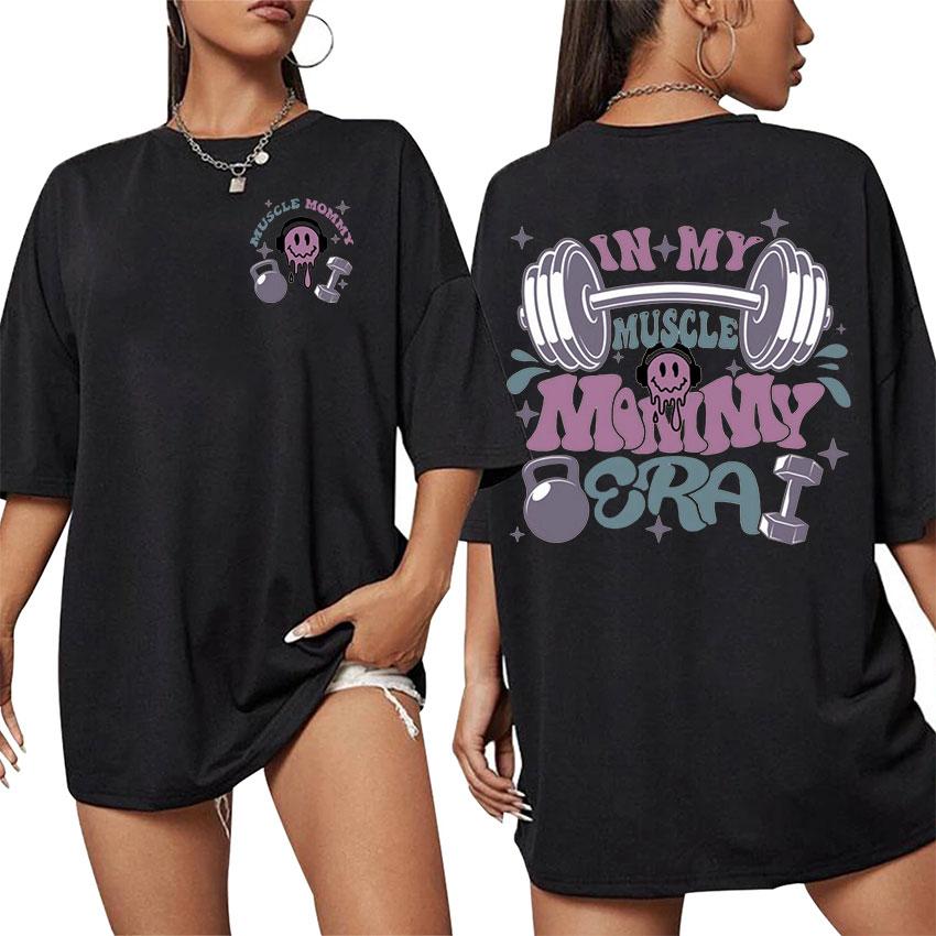 Be Happy Lift Heavy Funny Gym Weightlifting Graphic T Shirt Men Women Casual Fashion 100_ Cotton Oversized T-shirt Cute Clothing