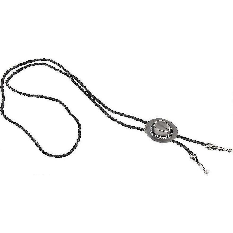 Western Hat Black Bolo Tie For Men And Women,acsergery Native American Leather