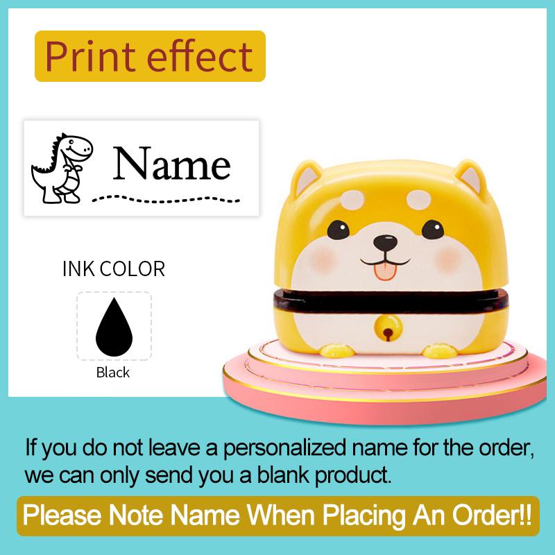 Personalized Children Name Stamp - Engraved Waterproof Seal for Kindergarten, Durable Non-Fading New Student Gift