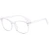 Rivet Anti Blue Light Glasses Frame For Men Women Retro Transparent Optical Spectacle Eyeglass Computer Blue Blocking Eyewear