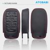 Leather Car Key Cover Smart Remote Control Fobs Shell Cases Auto Accessories For Dodge Ram 1500 Pickup