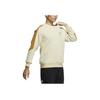 Adidas Logo Print Casual Sport Long Sleeve Sweatshirt Men Tops Yellow HN9023