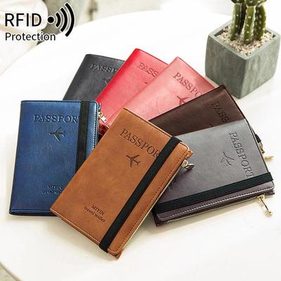 Korean Multifunctional RFID Passport Wallet for Men and Women