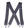 Men's 5 Cm Elastic Casual Polyester Suspenders with Clips