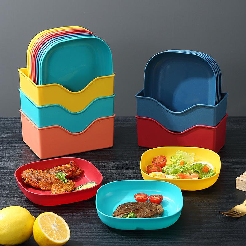 Spit Bone Plate Household Food Grade Fruit Plate Light Luxury High-End Dining Table Garbage Bone Plate Desktop Fruit Snack Fruit Plate