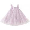 Dave & Bella Girls' Pleated Mesh Suspender Dress