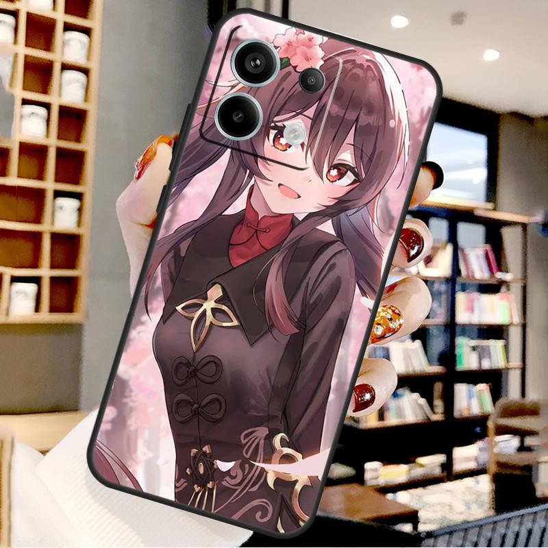 Hu Tao Genshin Impact For Xiaomi Redmi Note 13 Pro 9 10 11 12 14 15 Pro Plus Case For Redmi 15 12C 13C 14C 10C 15C
