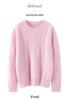 Efterår/Vinter 3D Diamant Flettet Cashmere Sweater - Dame Rund Hals, Langærmet, Ensfarvet, Varm & Komfortabel