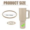 6pcs Silicone Lid Seal for 40oz Tumblers Leak Proof Silicone Seal Rings Portable Cup Seal For 40Oz Tumblers Lids