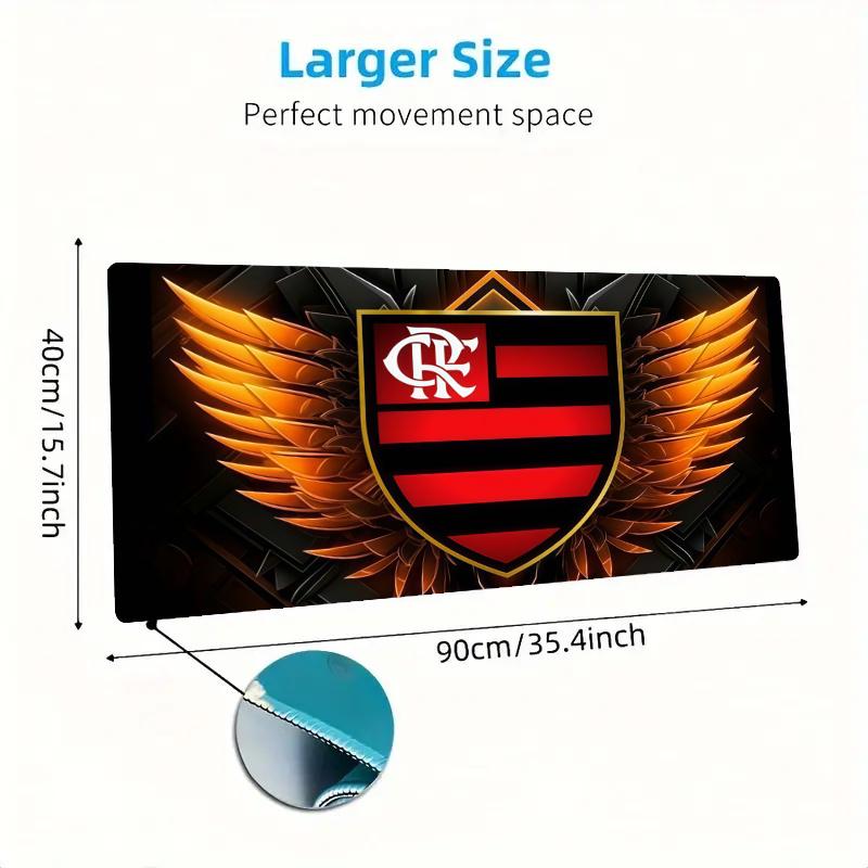Flamengo Color Mouse Pad Large Gaming Table Cushion Non-slip Laptop Tablet Big Mousepad XXL Mat Mini PC Playmat With Lock edge