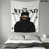 The Weeknd Wall Tapestry Aesthetic Wall Hanging Printed Fabric Blanket Decorative Tapestries for Bedroom Living Room Home Decor