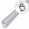 PVC window seal VEKA S-1693A 1m gray - PVC sealing profile