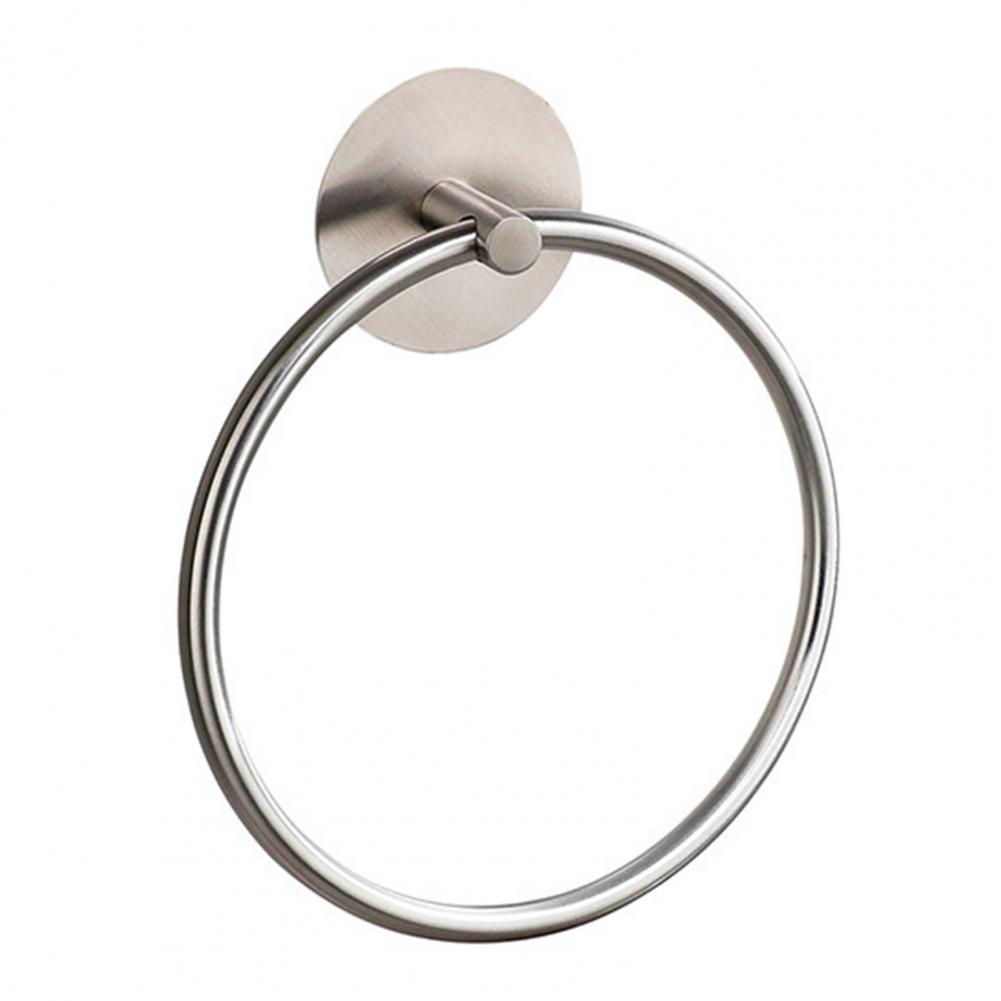 

Towel Rack Stainless Steel Swivel Rustproof Towel Hanger Ring Heavy Duty Wall Mount Holder Shiny Bathroom Kitchen Accessories