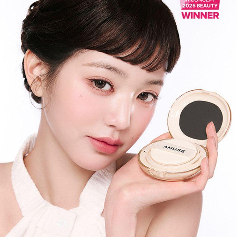 AMUSE (Основной + Пополнение) Набор Dew Jelly Master Cushion (Main product + refill) 03 HONEY