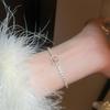Zircon Round Geometric Flower Bracelet Vintage Style Bracelet Light Luxury High-End Hand Jewelry For Women