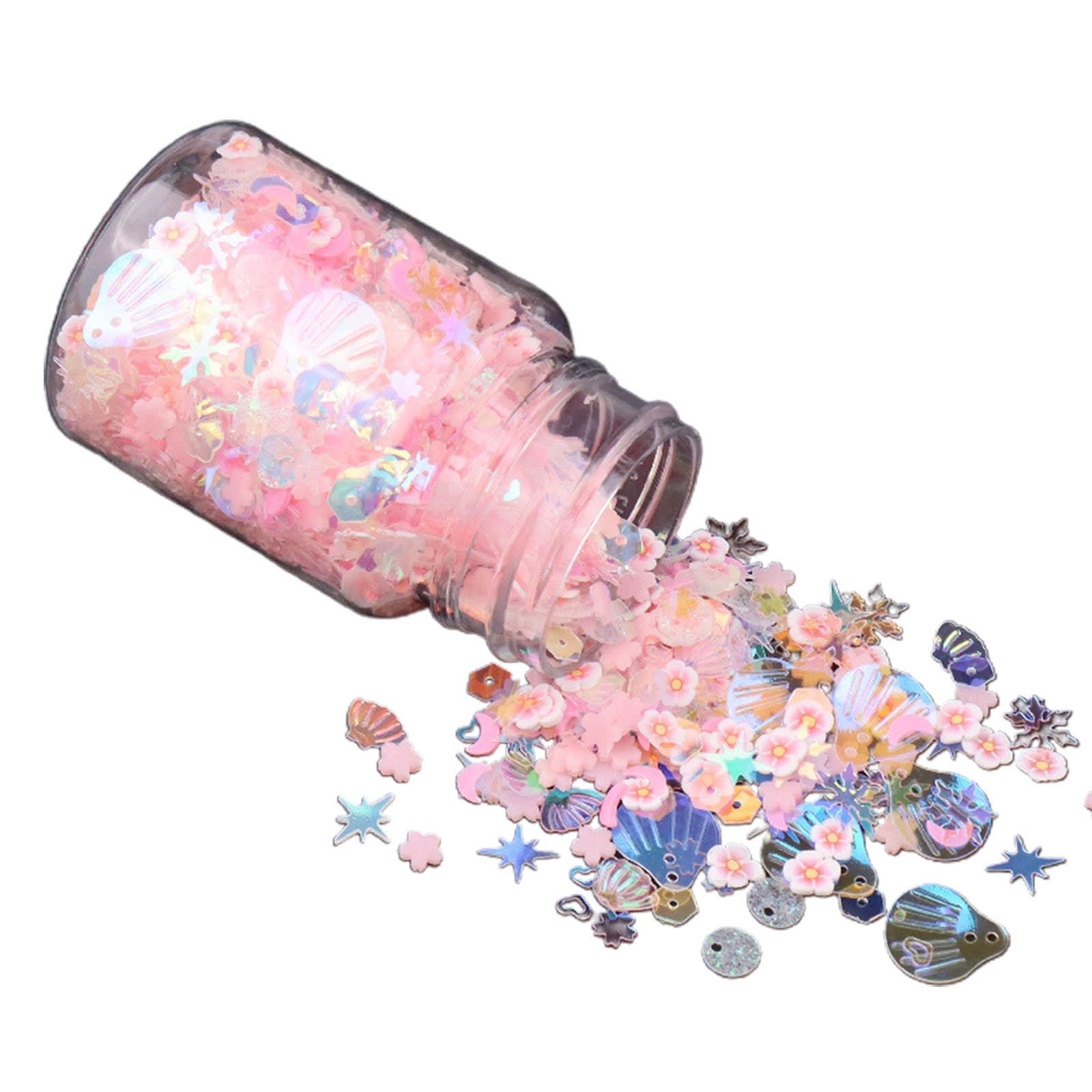 

Светящиеся пайетки в виде цветов, украшения для эпоксидных смол, DIY изготовление ювелирных изделий, пайетки-хлопья, блестки для ногтей, наполнитель для смолы розовый