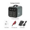220V 230V Portable Power Station 550Wh Solar Generator 600W(Peak 1000W) 148800mAh AC Outdoor Socket RV/Van Camping Fishing Home
