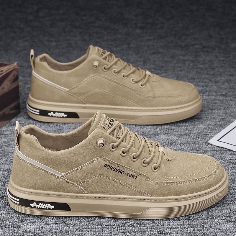 Labor insurance summer breathable new leather board shoes casual sports little white tide shoes