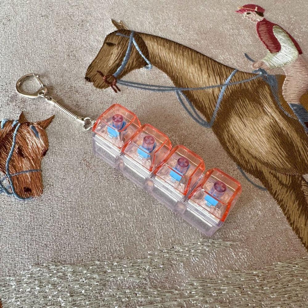 New 3/4/9 Keys Finger Keyboard Keycap Key Button Decompression Toy Gadget Pass The Time Pinch Toy Adult