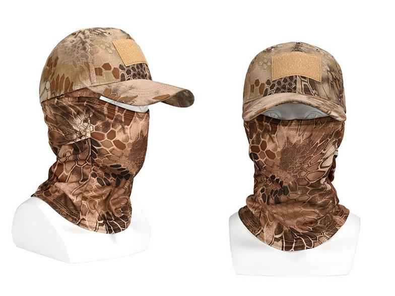 

Тактичний камуфляжний балаклава: Дихаюча кепка-качка для їзди на велосипеді на відкритому повітрі, риболовлі, захисту від сонця One Size