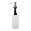Custom 500ml Kitchen Manual Black Hand Dish Soap Dispenser Stainless Steel for Kitchen Sink Factory in China
