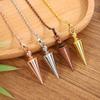 Pointed Meditation Witch Spiritual Pendulos Dowsing Cone Metal Pendulum Isis Pendulum  Women