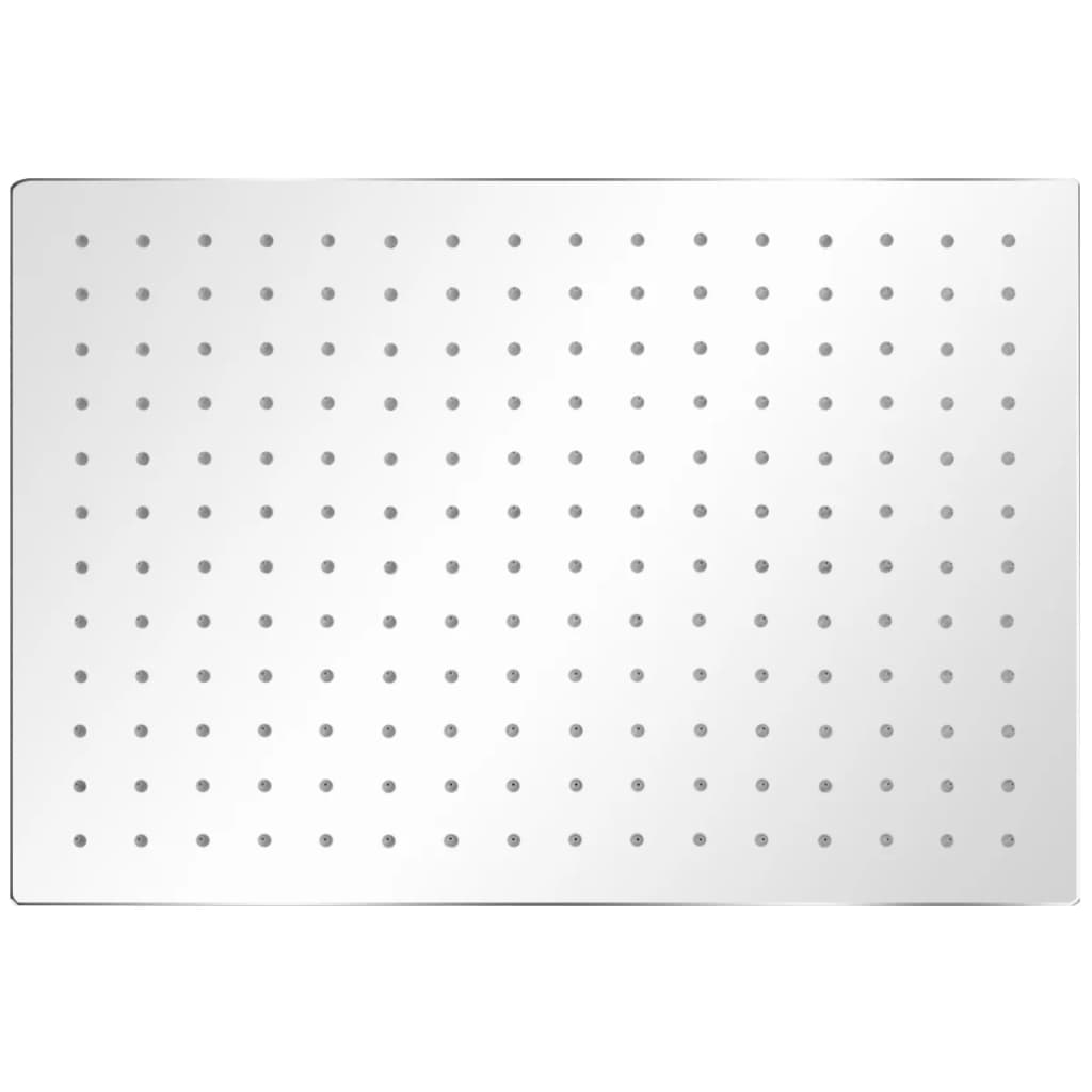 Vidaxl Stainless Steel Shower Head, 30X40 Cm, Rectangular