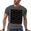 Colorful Hipster Eyeglasses Pattern Cute And Beautiful Eyeglasses Pattern Tshirt Large Size Short Sleeve Tshirt