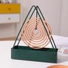 Triangle Mosquito Coil Holder Household Creative Fireproof and Anti-scalding Mosquito Coil Tray Holder Stove Bracket Ash Tray