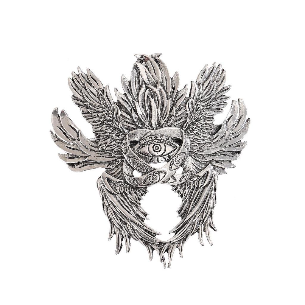 Viking-Inspired Six-Winged Angel Hair Clip - Trendy and Versatile Party Accessory
