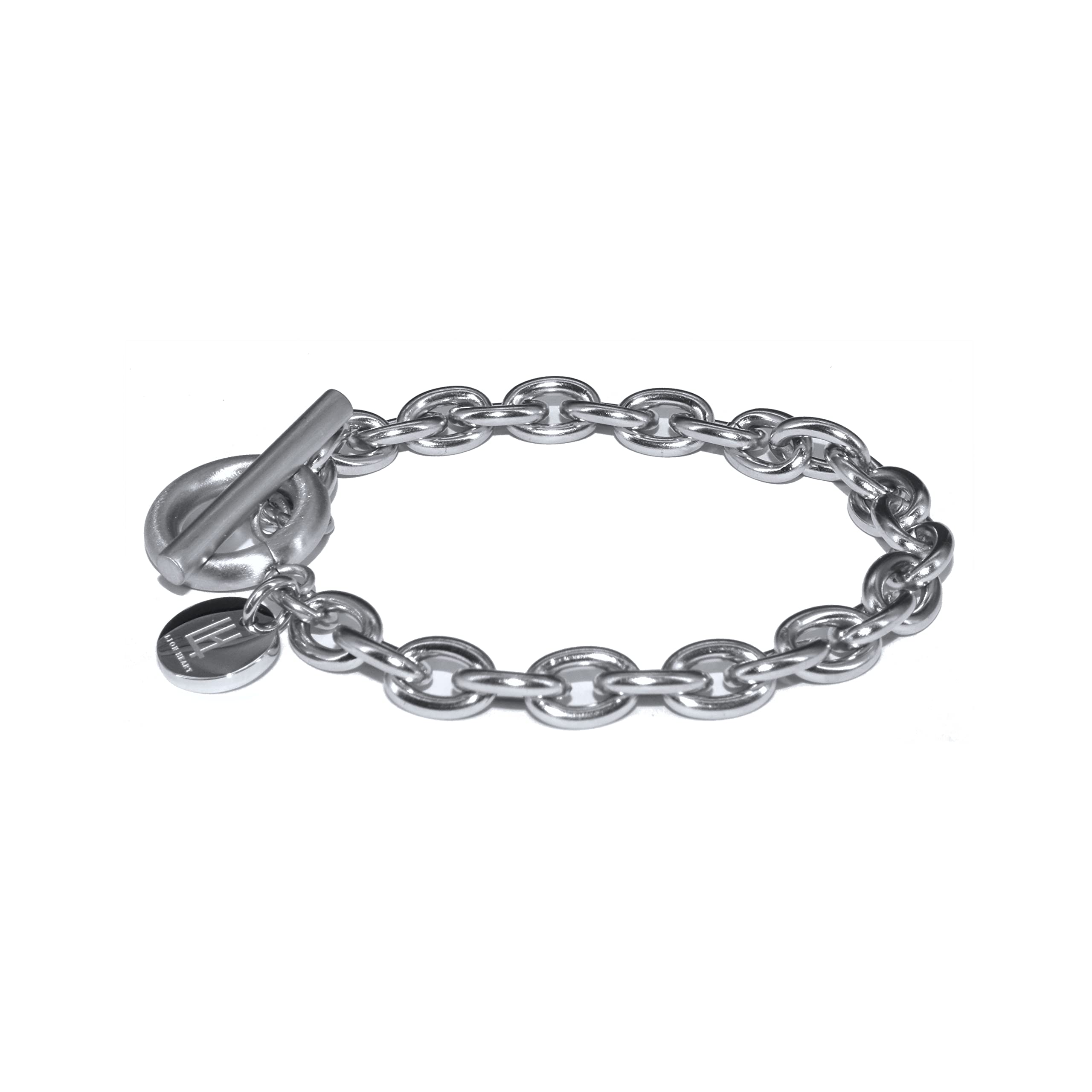 

Bracelet Various Chain Bracelet Surgical Stainless Steel TYPE AZUKI L Size 22cm 03BR0015LB [Lionheart] Men s (Hyperallergic) / B