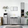 VidaXL Ensemble D'armoires De Salle De Bain 3 Pcs Sonoma Grey 3187787