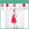 Elegantes bayerisches Bierfest-Outfit Stilvolles Polyester-Stickkleid für Damen