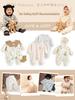 Infant Winter Padded Long Sleeve Romper - Cozy, Warm, and Thickened for Newborns