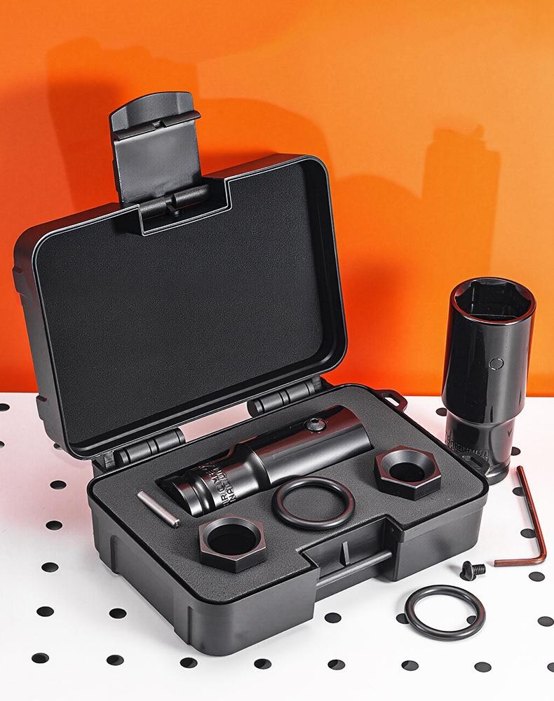 1/2Inch Drive Impact Socket Set 12/14/16mm Multifunction Screw Rod Scaffold Shelf Disassembly Sleeve CR-M Steel Impact Socket