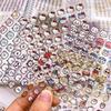 1 Set Waterproof Cute Nose Gag Notebook Storage Book Stickers Nail Art Stiers Girls Cartoon Decorative Patches Prank Toys