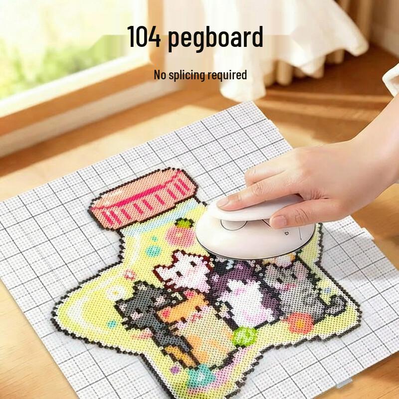 Large 104-Peg Perler Bead Pegboard