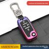 Für VOLKSWAGEN 3 4 Tasten Auto Schlüsselhülle Abdeckung Für VW Volkswagen Golf 7 MK7 Tiguan MK2 Seat Ateca Leon FR Ibiza Skoda Octavia Kod