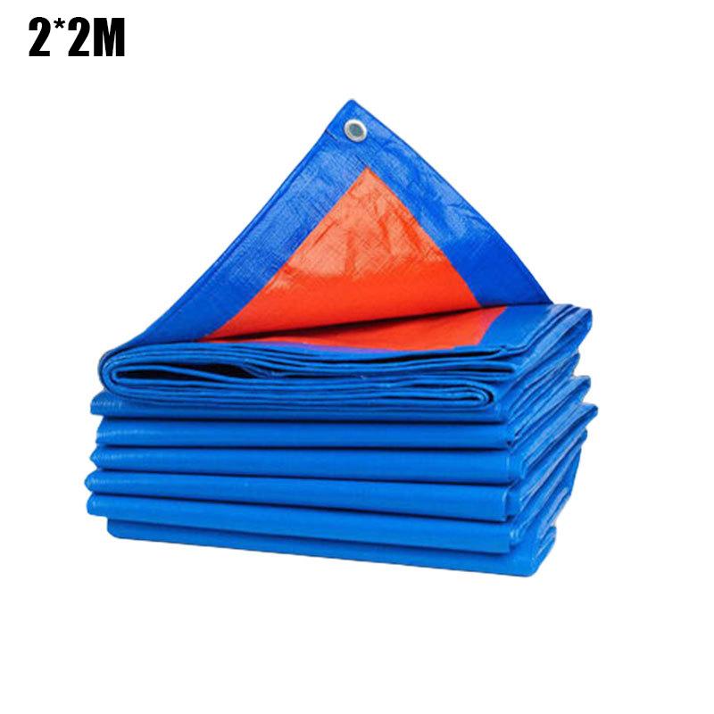 Sun And Rainproof Tarpaulin Rainproof Cloth Pe Material Waterproof Coating On Both Sides With Holes Multipurpose