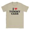 Men T-Shirt Eurovisions Estonia 2025 Casual 100% Cotton Tees Short Sleeve I Love Tommy Cash T Shirts Crew Neck Tops