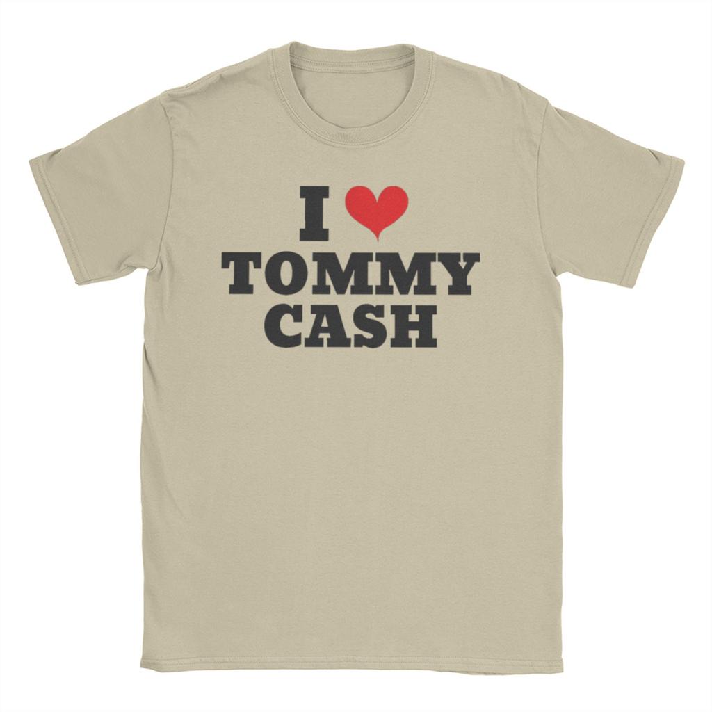 Men T-Shirt Eurovisions Estonia 2025 Casual 100% Cotton Tees Short Sleeve I Love Tommy Cash T Shirts Crew Neck Tops