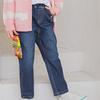 Lilypuri Lilypuri Banding Denim Pants  Blue 
