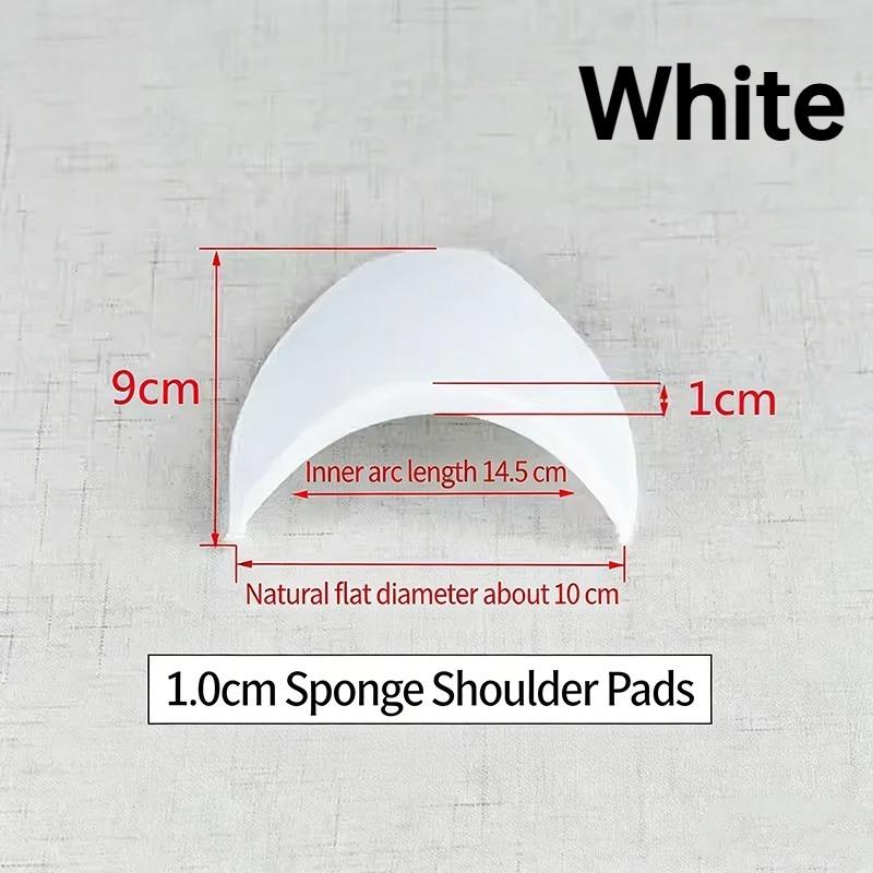 5Pairs Soft Breathable Shoulder Pads for Men Women Blazer Blouse T-Shirt Overcoat DIY Sewing Apparel Accessories