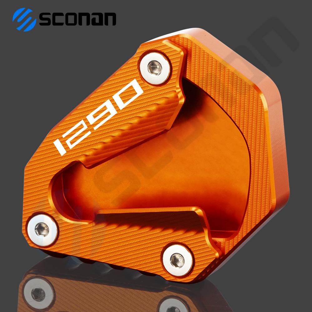 Motorcycle Kickstand Enlarge Plate Side Stand Extension Pad Accessories For KTM 1290 ADV 1290 SAS 1290 SUPER ADVENTURE S -
