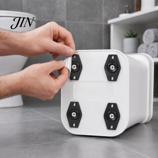 Plastic Caster Wheels 4/20Pcs Self Adhesive Wheels, 360 Degrees Swivel Sticky Appliance Rollers, Heavy Duty Casters for Kitchen Appliance, Trash Can,