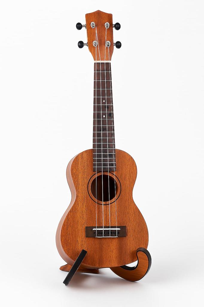 Audiofan Wooden Folding Ukulele Stand with Protective Cushion for and Assembled x 21cm x X-shaped Ukuleles, Mandolins, Violins. dimensions Approx.