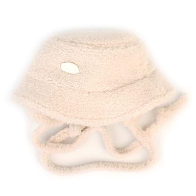 Univerzální chemie Bubble Fleece Slonová kost Kbelíkový klobouk s klapkami na uši