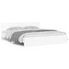 Bed Frame with Headboard White 180x200 cm