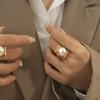 Italian Unique Style Ring Women's Exaggerated Personality Fashion Trend Ring