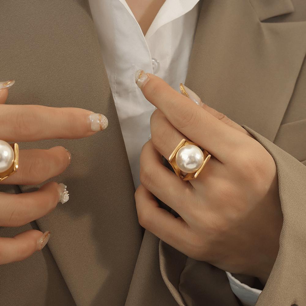 Italian unique style ring women's exaggerated personality fashion trend ring